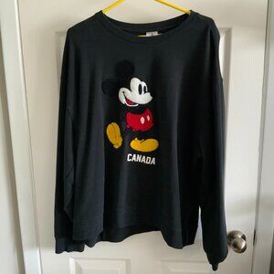 MICKEY MOUSE CANADA SWEATSHIRT SIZE XXL